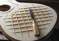Detail view of lattice bracing